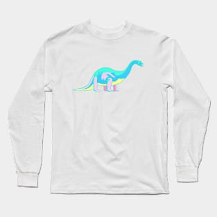 Neon Dino Long Sleeve T-Shirt